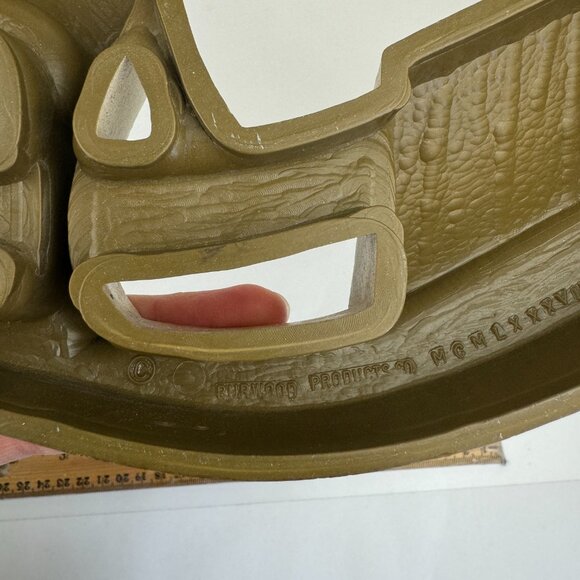 Vtg 80/90 Rocking Horse Burwood Productions Wall Decor Resin Plastic Pink Purple - Picture 6 of 13